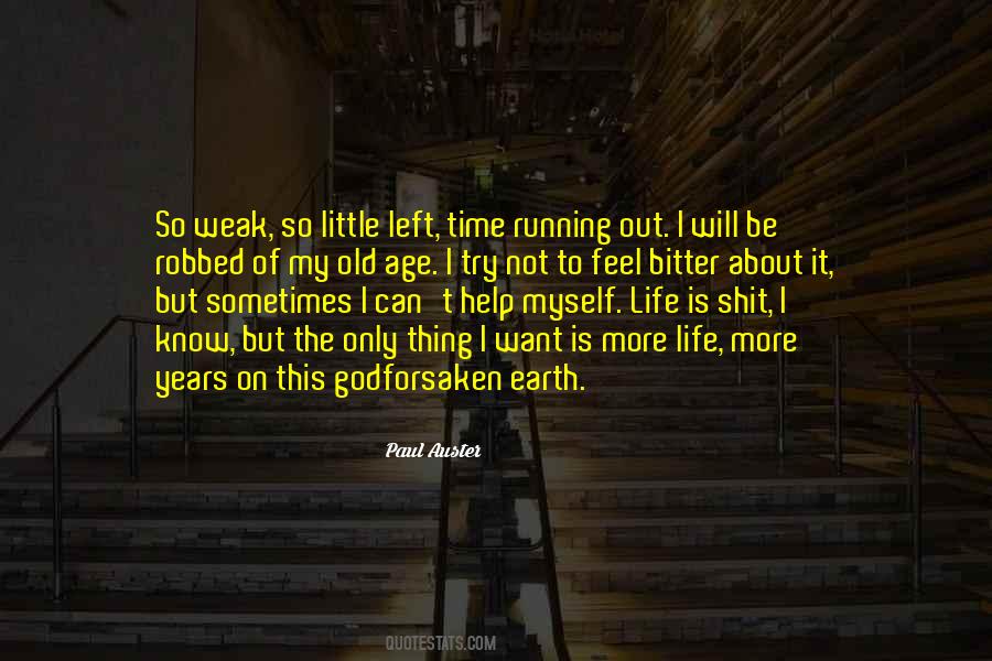 Time Running Quotes #1508522