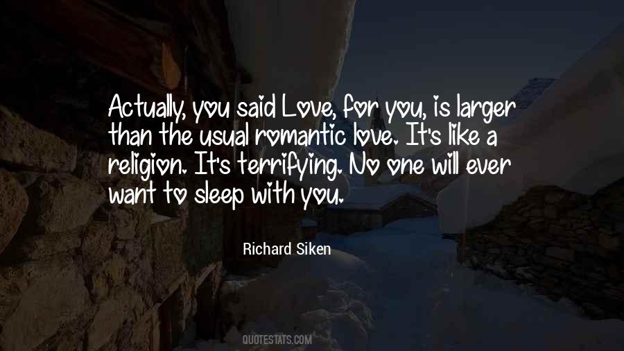 Love Is Terrifying Quotes #325459