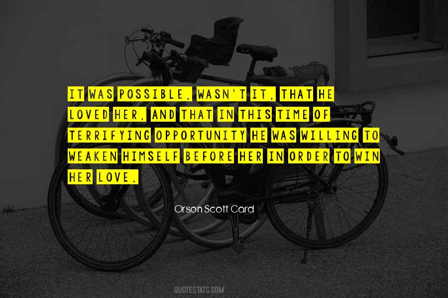 Love Is Terrifying Quotes #386650