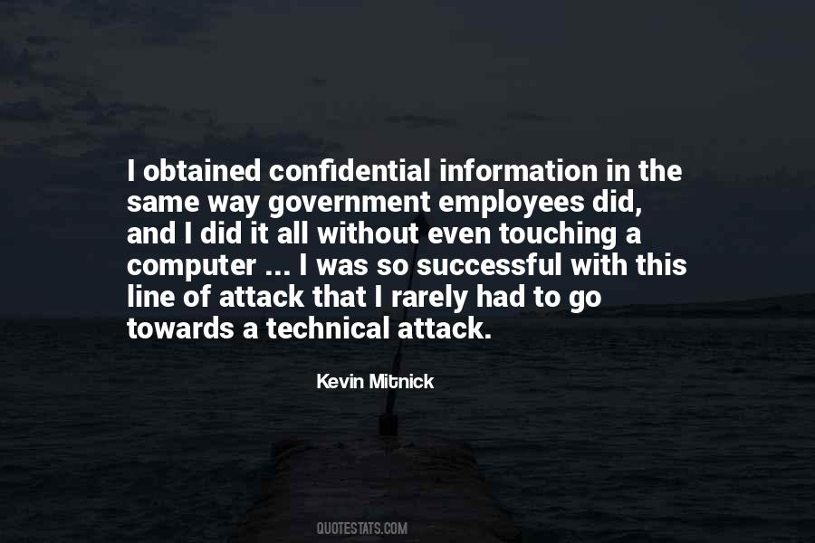 Confidential Information Quotes #925498