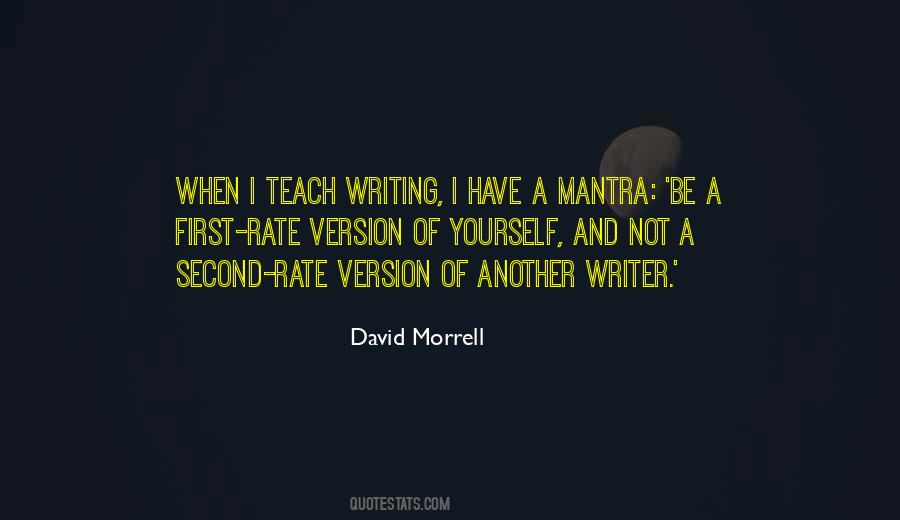 Quotes About Morrell #620798