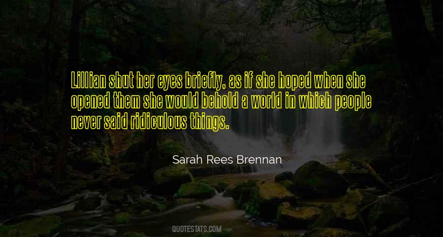 Sarah Rees Quotes #33746