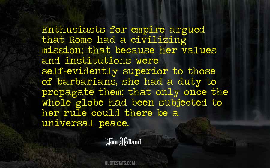 Universal Values Quotes #42907
