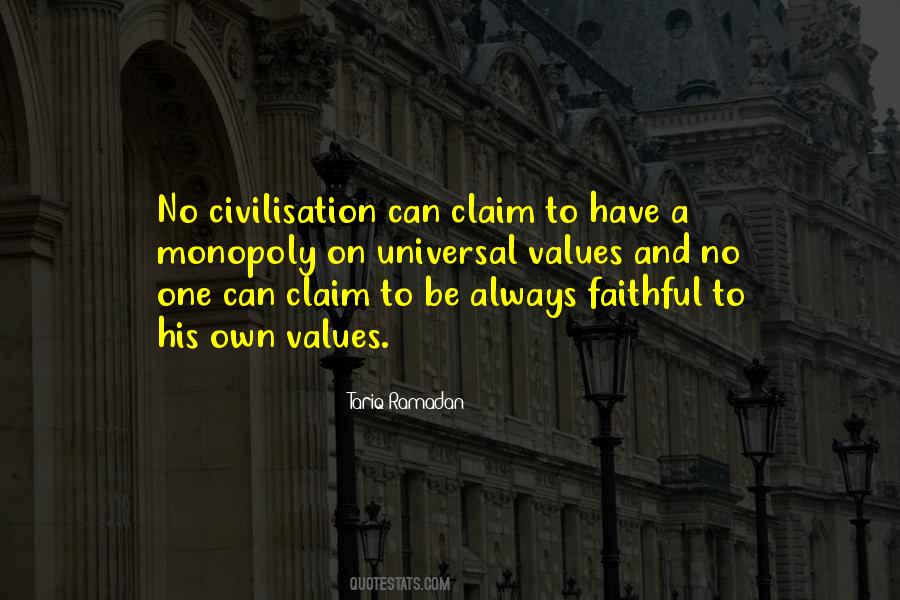 Universal Values Quotes #884471
