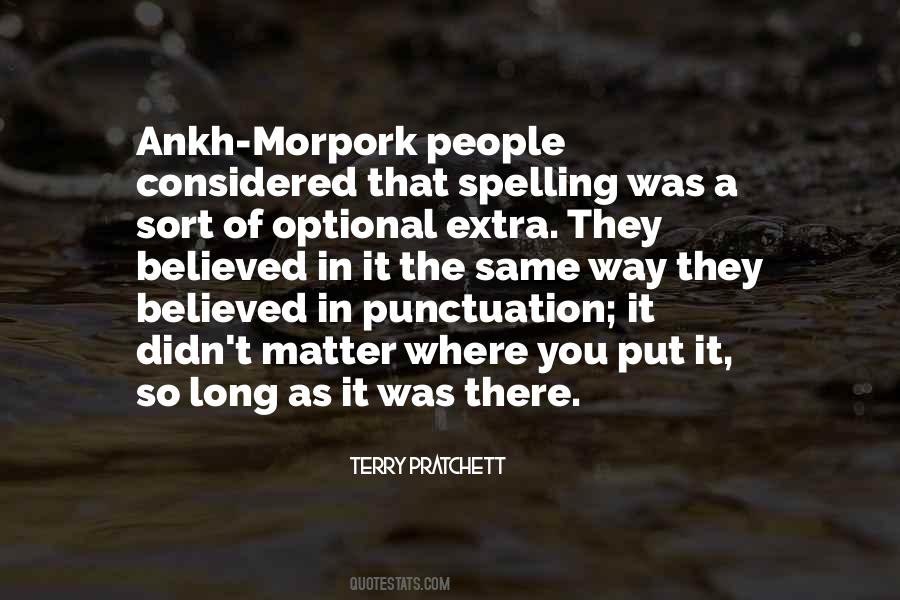 Quotes About Morpork #1043806