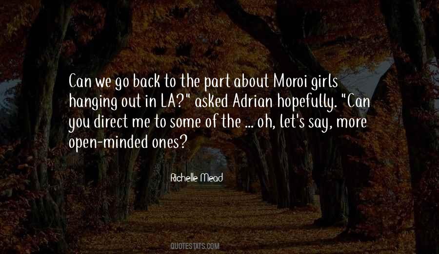 Quotes About Moroi #1111667