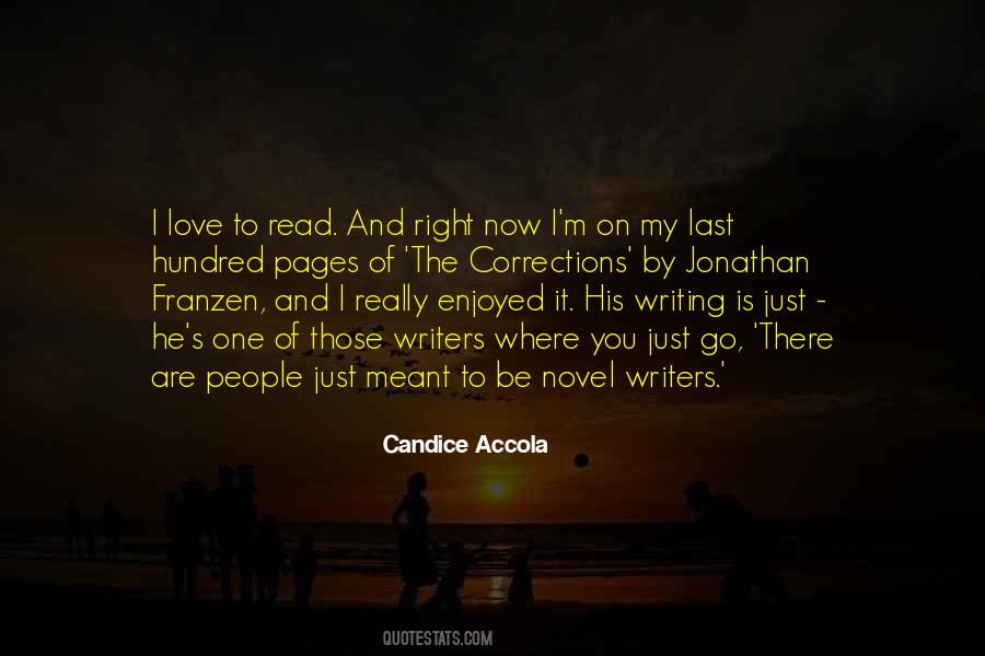 Novel Writers Quotes #326584