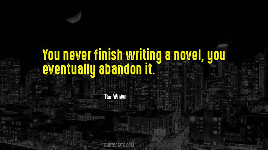 Novel Writers Quotes #522508