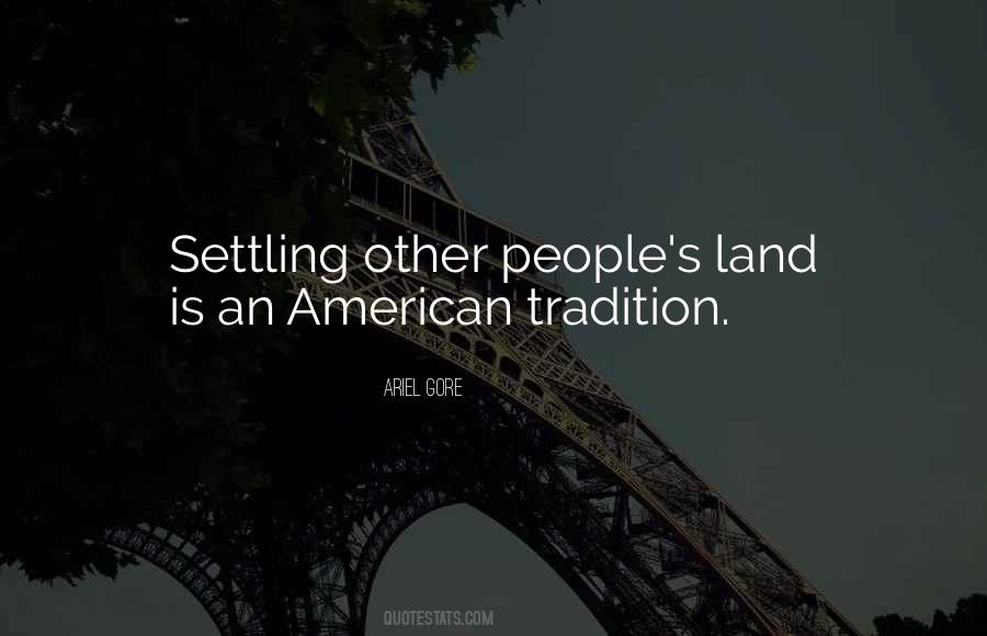 American Tradition Quotes #1568339