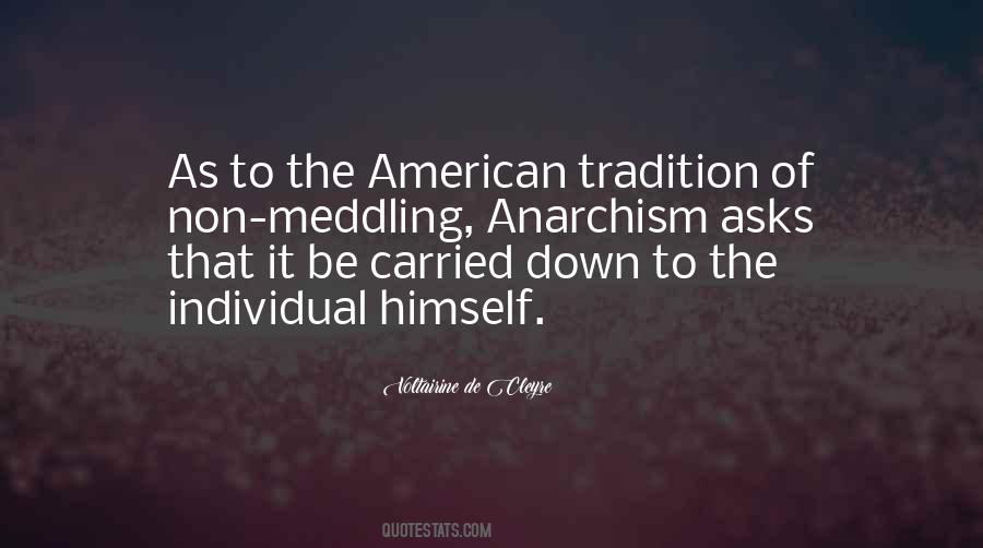 American Tradition Quotes #1671927