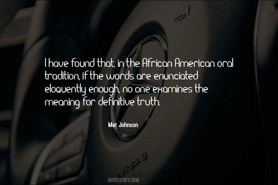 American Tradition Quotes #1765527