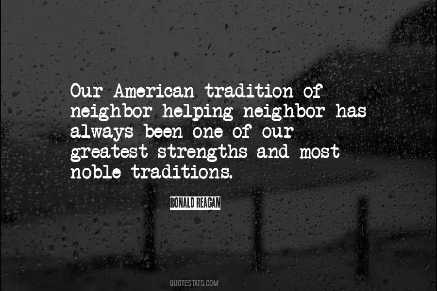 American Tradition Quotes #1808565