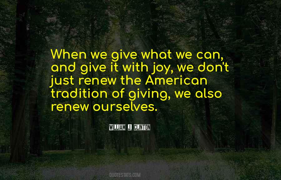 American Tradition Quotes #280576