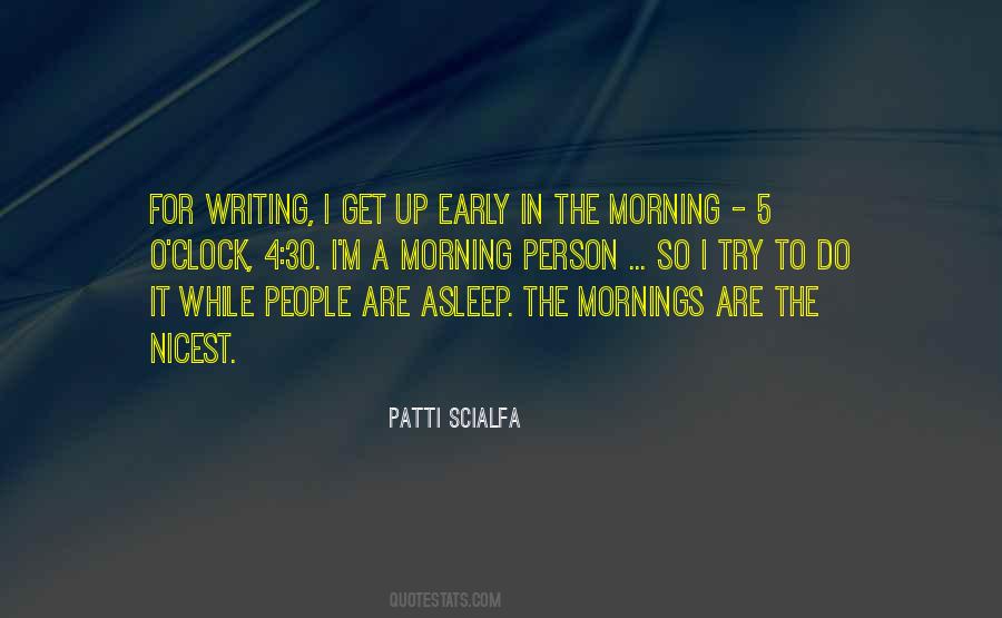 Quotes About Morning Person #45795