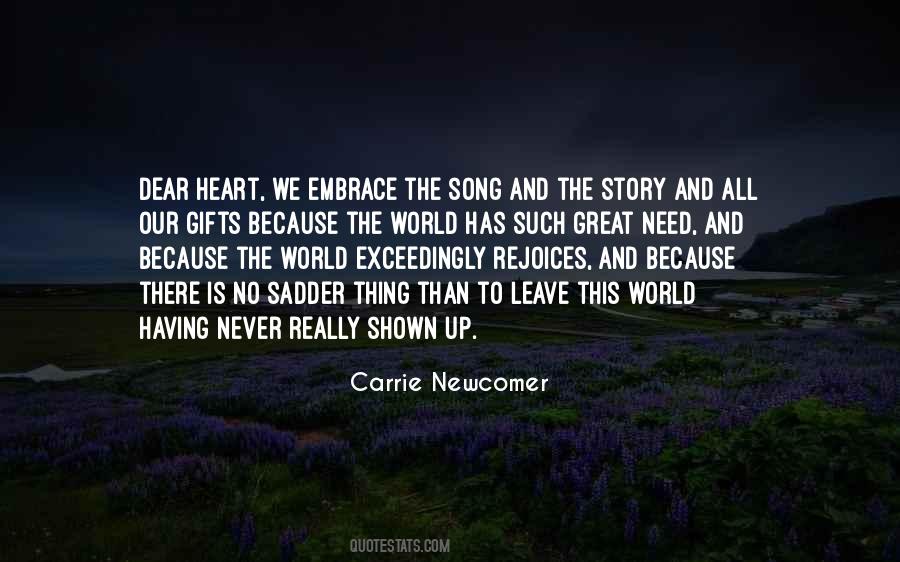 Song In Her Heart Quotes #23205