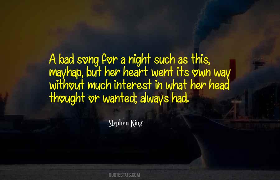 Song In Her Heart Quotes #911348