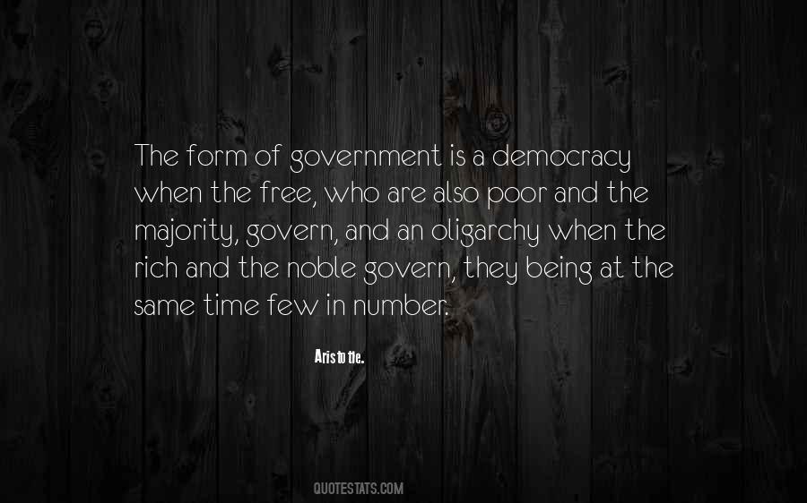 Aristotle Democracy Quotes #1036222