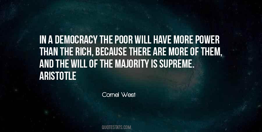 Aristotle Democracy Quotes #1390890