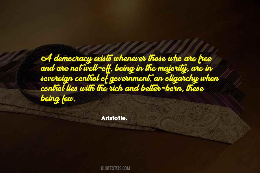 Aristotle Democracy Quotes #1626593