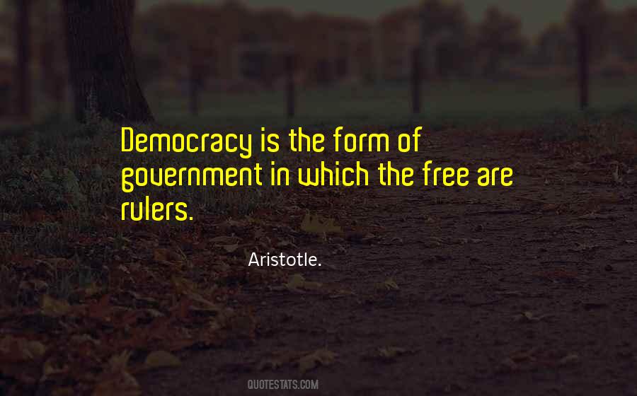 Aristotle Democracy Quotes #528735