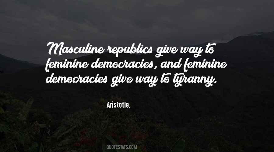 Aristotle Democracy Quotes #785386