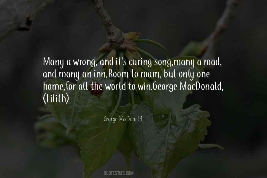 Quotes About The Wrong Road #433681