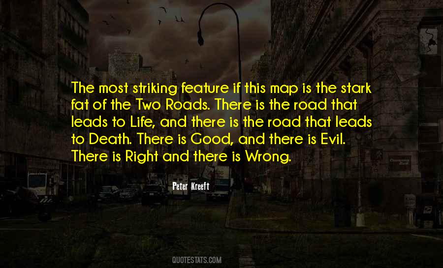 Quotes About The Wrong Road #490570