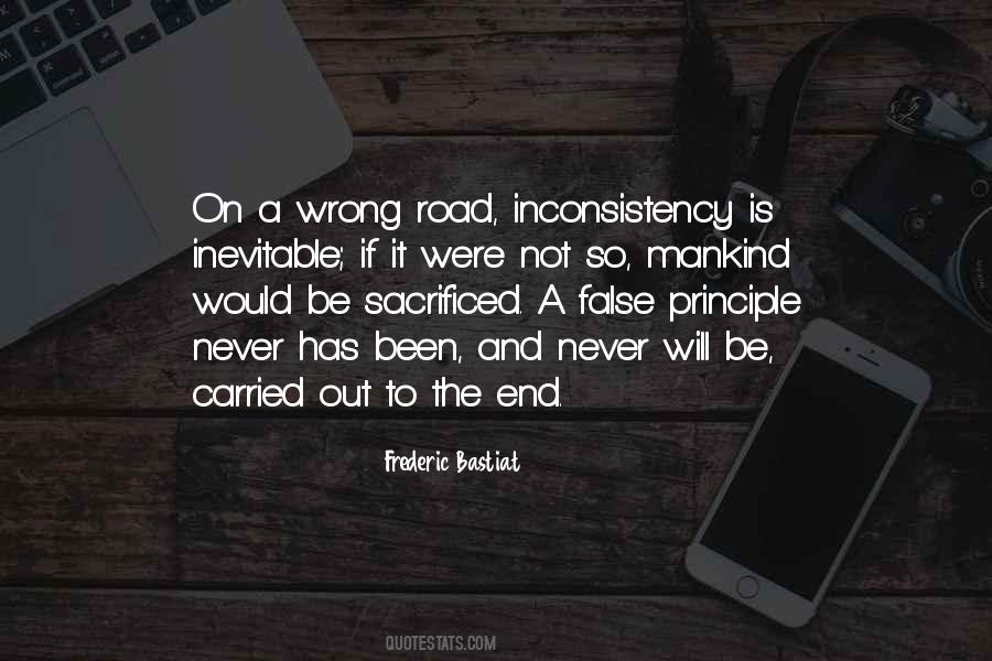 Quotes About The Wrong Road #608175