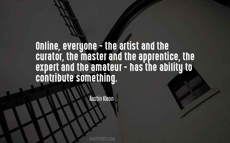 Apprentice And Master Quotes #1488222