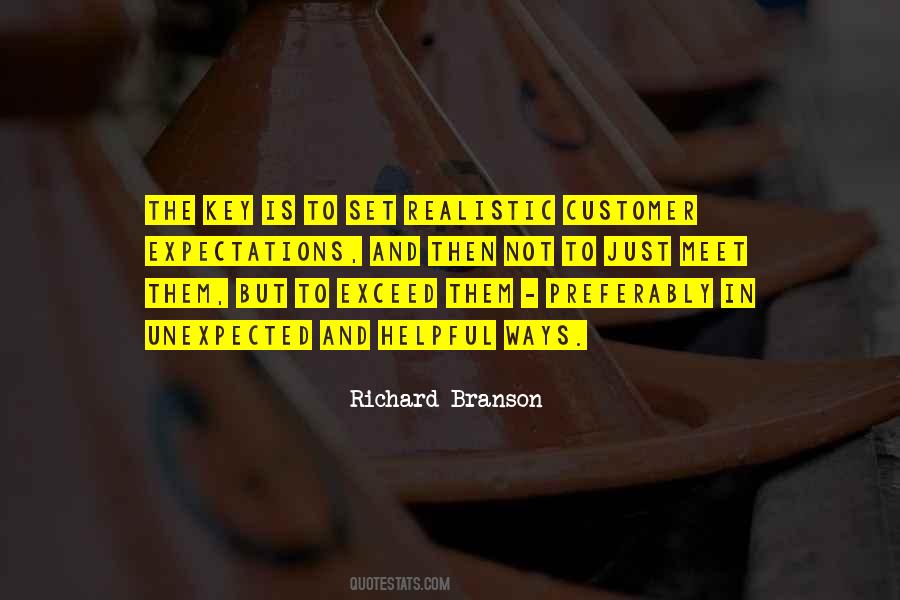 Customer Expectations Quotes #336749