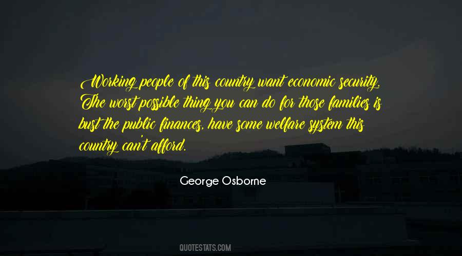 Economic Security Quotes #1336414