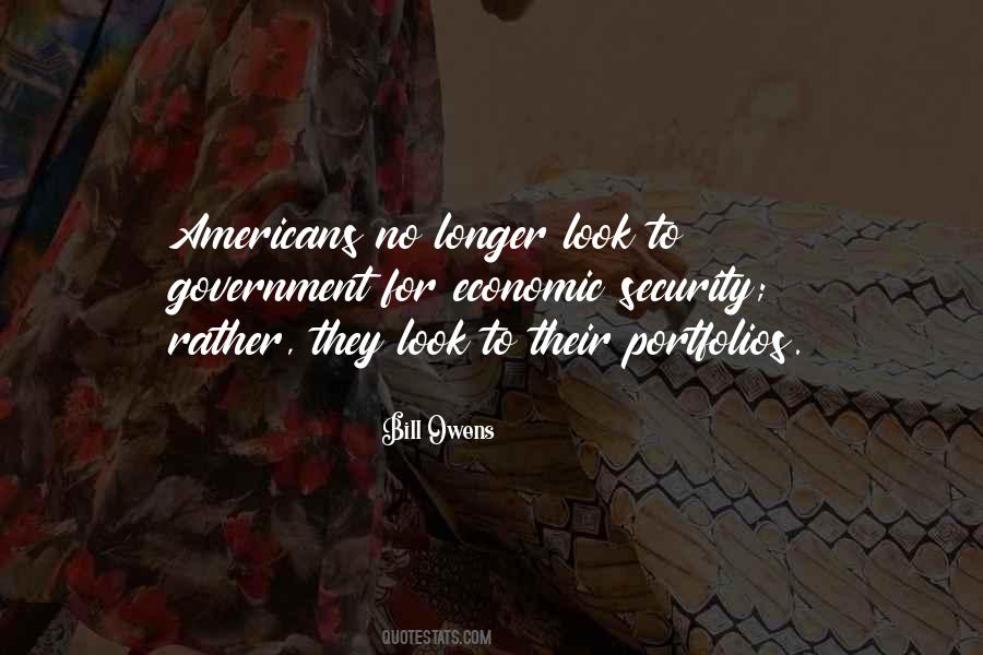 Economic Security Quotes #1798965