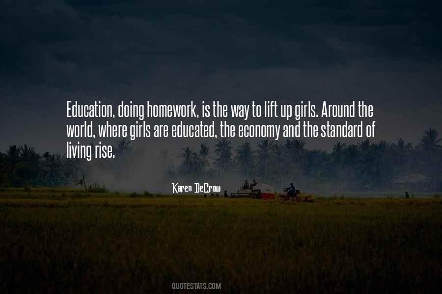 Educated Girls Quotes #1779280