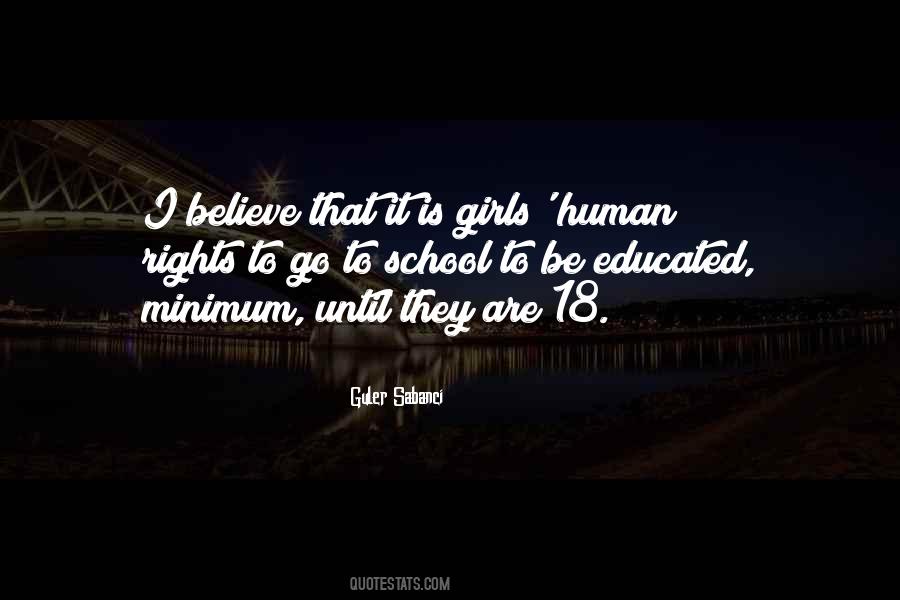 Educated Girls Quotes #528510