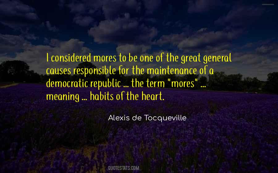 Quotes About Mores #776657