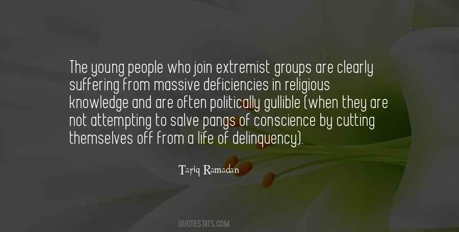 Non Extremist Groups Quotes #806058