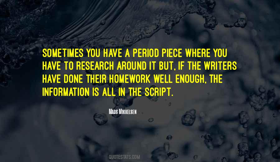 Quotes About More Homework #1876195