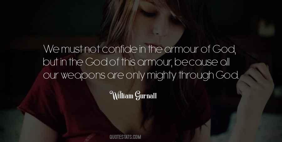 Armour Of God Quotes #774726