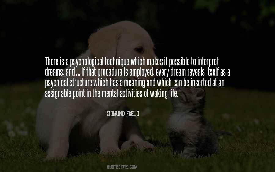 Meaning Of Dream Quotes #1404172