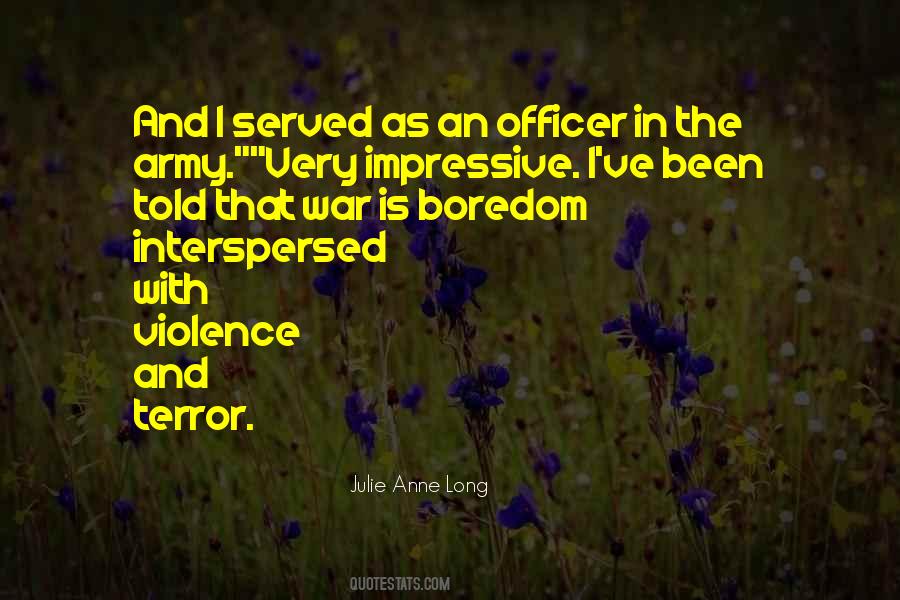 Army Officer Quotes #909888