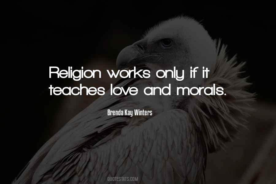 Quotes About Morals And Religion #1390724