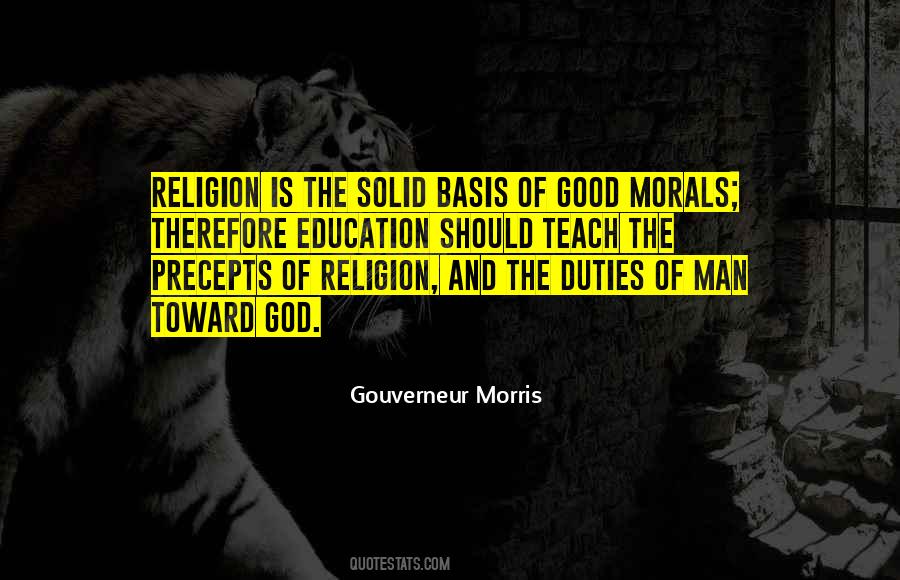 Quotes About Morals And Religion #414847