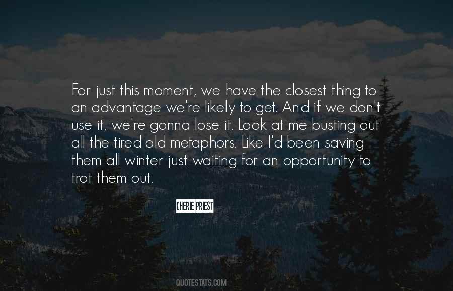 Old Metaphors Quotes #840526