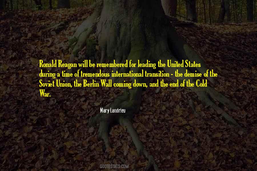 Berlin Wall Coming Down Quotes #307684