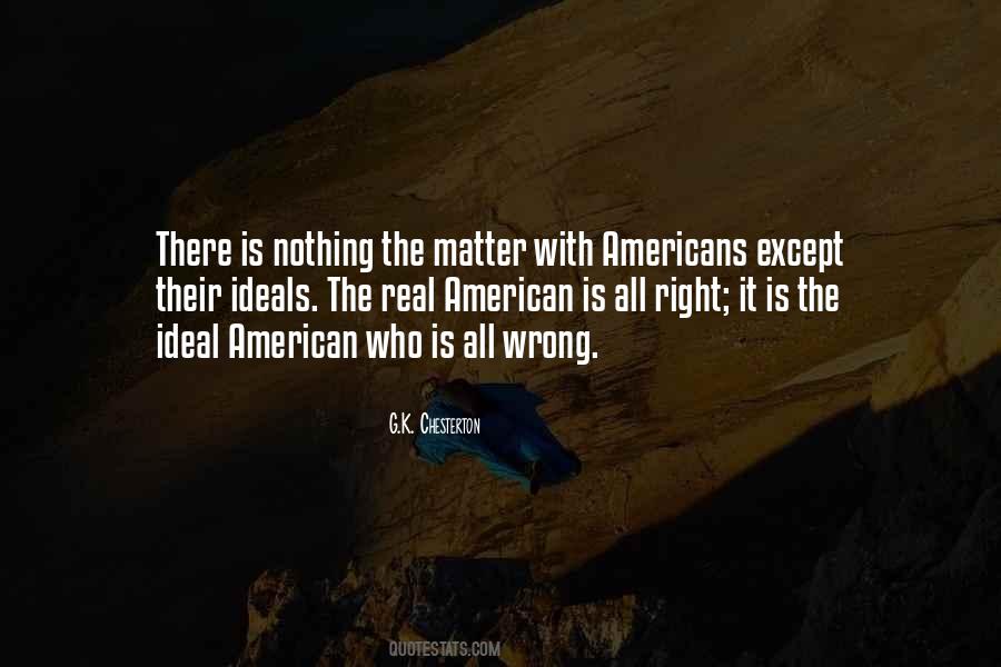 American Ideals Quotes #1196140