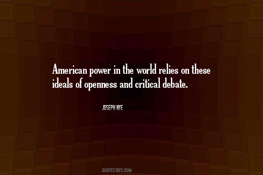 American Ideals Quotes #1417690