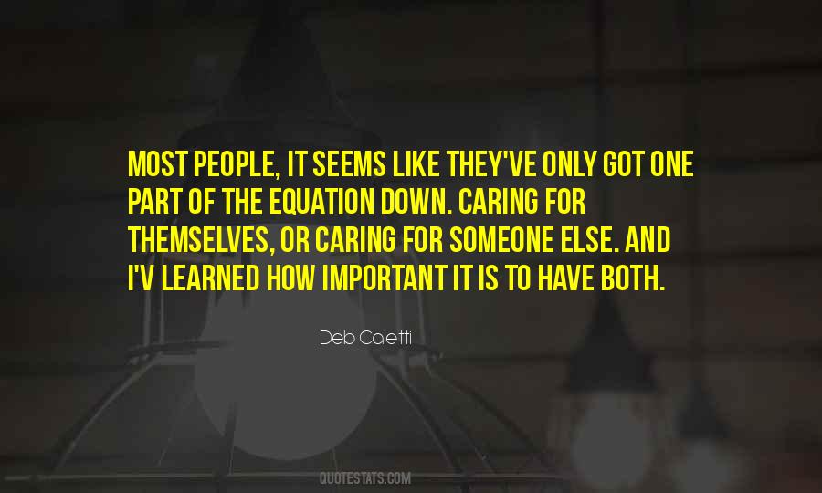 Caring For People Quotes #1004032