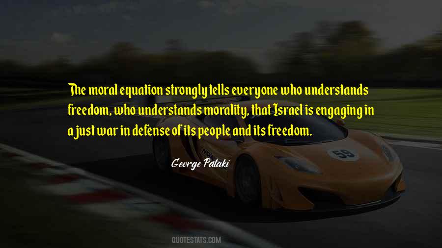 Quotes About Morality In War #1106671