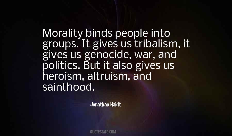 Quotes About Morality In War #791204