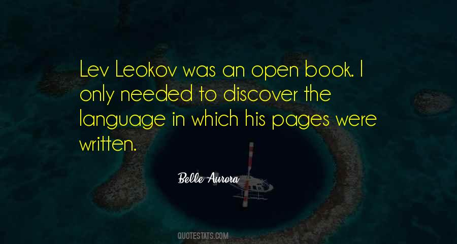 Quotes About The Written Language #832015